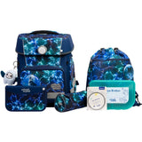 School-Mood Schulranzen Set Champion Maxx Pro Felix (Wolf) 7-teilig mitwachsend