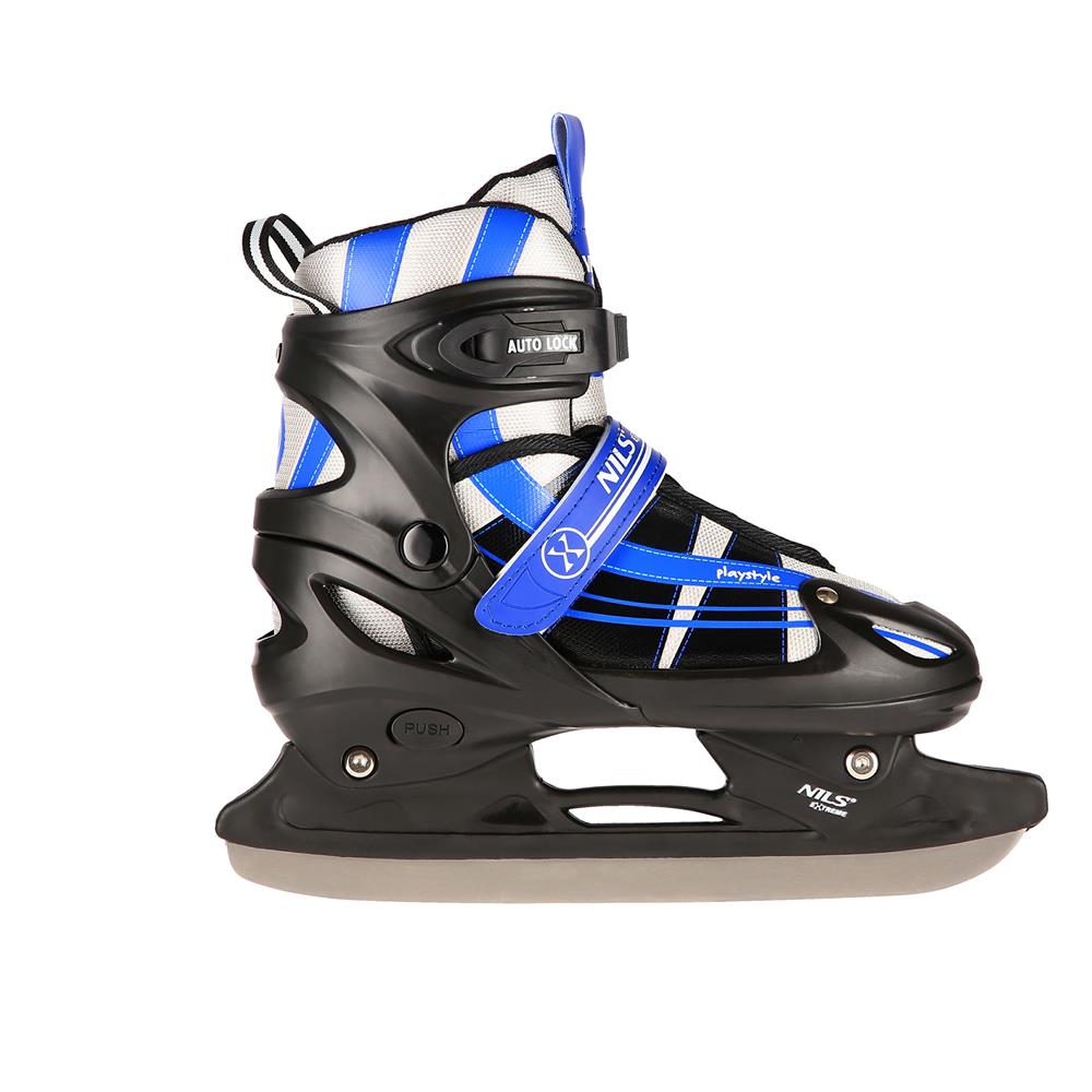 NILS EXTREME NH18366A 2in1 Inliner Schlittschuhe Kinder Gr. 34-38, Dunkelblau, verstellbar