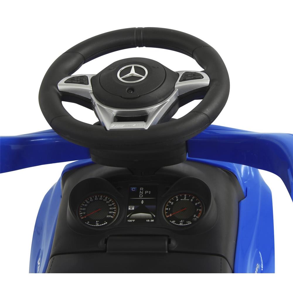 Jamara Rutscher Mercedes-AMG C 63 blau 3in1 - Rutschfahrzeug, mit Schiebestange