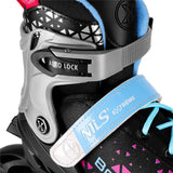 NILS EXTREME NH18190A BRAVE 2in1 Inliner Schlittschuhe Kinder Gr. 34-38, Rosa, verstellbar