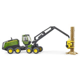 Bruder 02135 - John Deere 1270G Harvester mit 1 Baumstamm