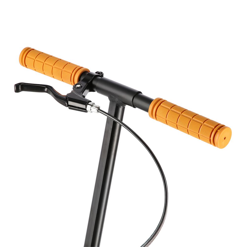 NILS EXTREME HM0107 City Scooter Weiß-Orange, Freizeitroller, ABEC-7, Handbremse, bis 100 kg