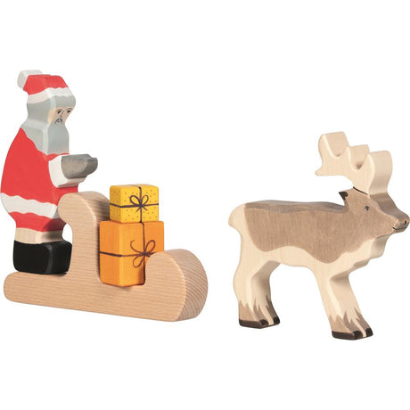 Holztiger Holzfigur - Rentier, Holzspielzeug, ab 3 Jahren