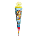 Roth Schultüte Paw Patrol, 85cm, eckig, mit Rot(h)-Spitze und gelbem Tüllverschluss