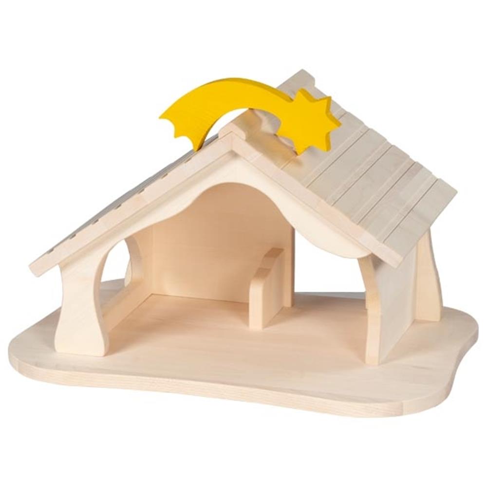 Goki Puppenhaus als Bauernhof oder Weihnachtskrippe