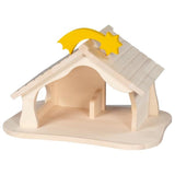 Goki Puppenhaus als Bauernhof oder Weihnachtskrippe