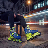 NILS EXTREME NA1055 BLAZE Inlineskates Inliner Kinder Gr. 35-38, Dunkelblau, größenverstellbar