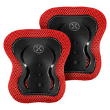 NILS EXTREME H320 Schoner-Set, Rot, Größe XL - Protektoren Handgelenk Ellenbogen Knie