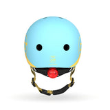 Scoot & Ride Kinderhelm Größe XXS-S (45-51 cm) blueberry - Schutzhelm mit LED-Licht