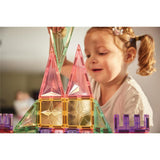 Cleverclixx Kompakt-Bausatz in Pastellfarben 36 Teile, kleines Erweiterungsset, Magnetspielzeug