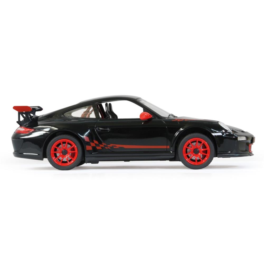Jamara Porsche GT3 RS 1:14 schwarz 2,4GHz Ferngesteuertes Auto mit LED Fahrlicht