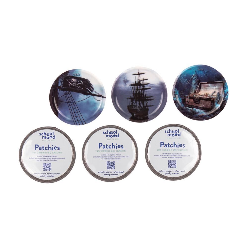School-Mood 6er Patchy Set Pirat