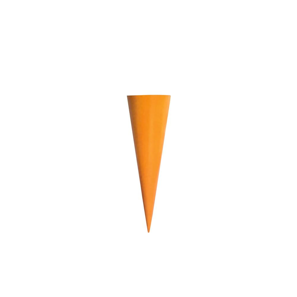 Roth Schultüte-Rohling/Basteltüte, orange, 35cm, rund, ohne Verschluss
