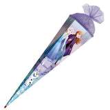 Roth Extra große XXL Schultüte Disney Frozen, 100cm, eckig, Rot(h)-Spitze, Tüllverschluss