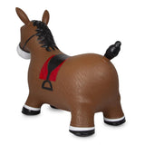 Jamara Hüpftier Pferd, braun, Hüpfspielzeug mit Luftpumpe