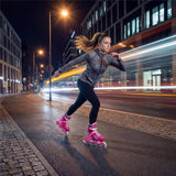 NILS EXTREME NA1055 BLAZE Inlineskates Inliner Kinder Gr. 31-34, Rosa, größenverstellbar