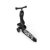 Scoot & Ride Highwaykick 1 Lifestyle, zebra - Kinderroller mit Aufbewahrungsbox