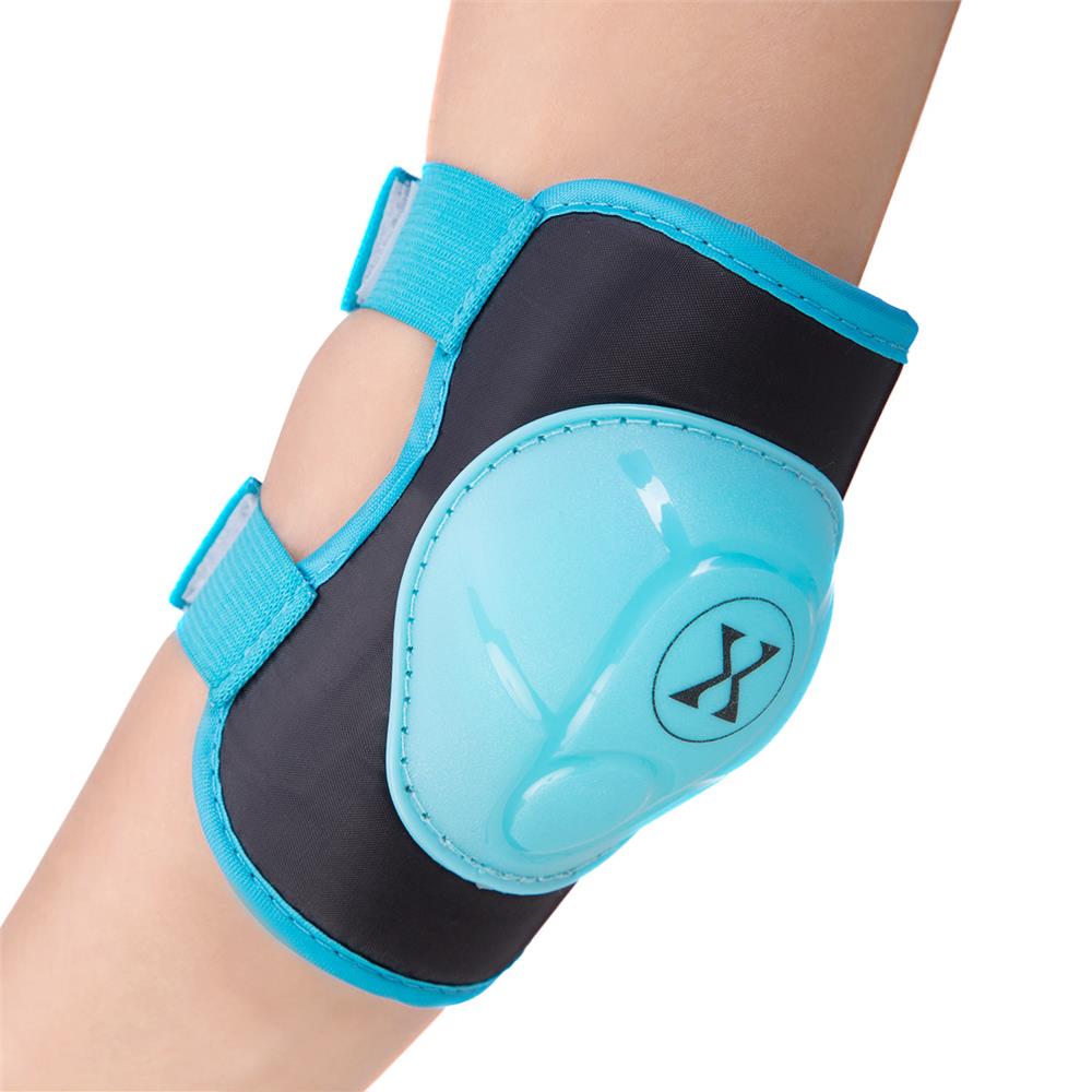 NILS EXTREME H704 Schoner-Set, Blau, Größe M - Protektoren Handgelenk Ellenbogen Knie