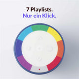 Wobie Box Blau Kinder Musikbox mit Spotify, WLAN, Bluetooth, SD-Slot & Kopfhöreranschluss