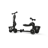 Scoot & Ride Highwaykick 1 Lifestyle, zebra - Kinderroller mit Aufbewahrungsbox