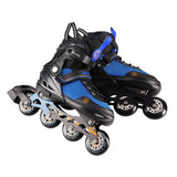 NILS EXTREME NH18188A 2in1 Inliner Schlittschuhe Kinder Gr. 29-33, Schwarz-Orange, verstellbar