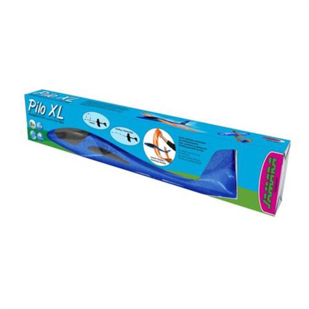 Jamara Pilo XL Schaumwurfgleiter EPP Tragfläche orange blau Flugzeug