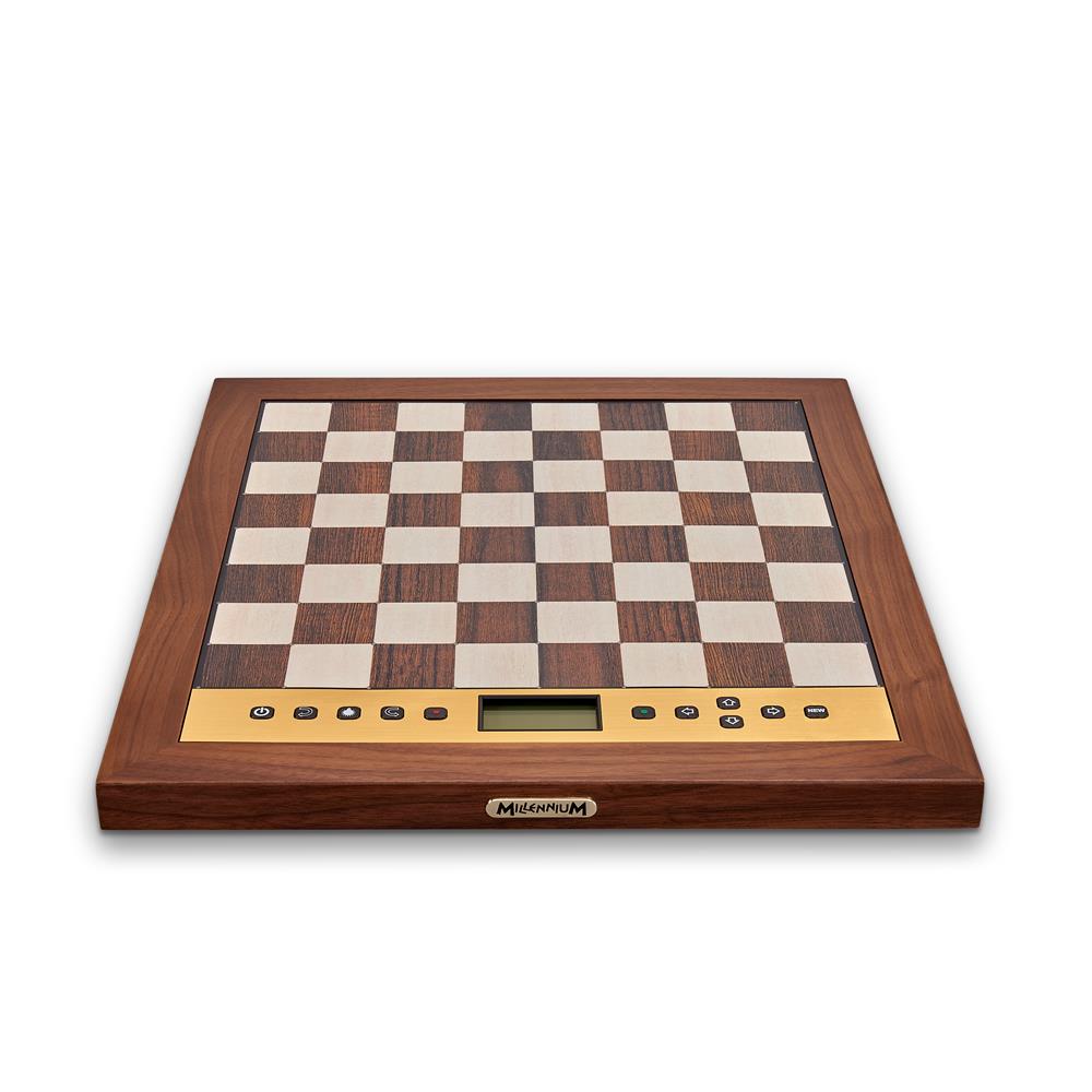 MILLENNIUM M830 The King Performance – Schachcomputer mit Echtholzrahmen & LED-Zuganzeige