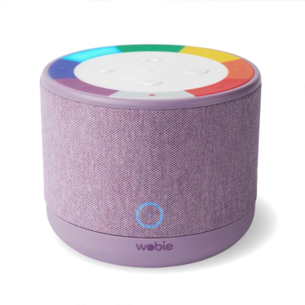 Wobie Box Violett Kinder Musikbox mit Spotify, WLAN, Bluetooth, SD-Slot & Kopfhöreranschluss