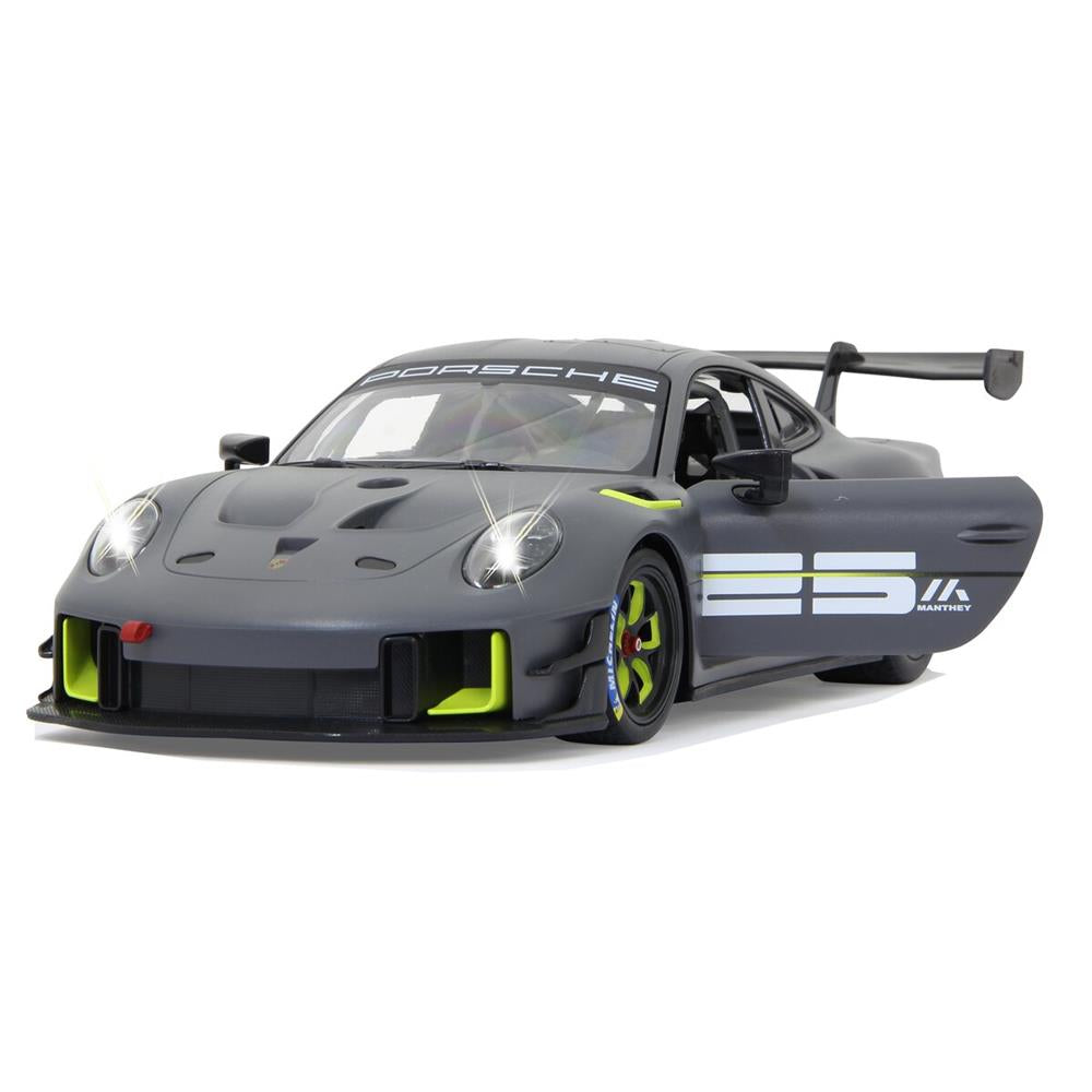Jamara Porsche 911 GT2 RS Clubsport 25 1:14 grau 2,4GHz Tür manuell Ferngesteuertes Auto mit LED Fahrlicht
