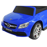 Jamara Rutscher Mercedes-AMG C 63 blau 3in1 - Rutschfahrzeug, mit Schiebestange