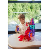 Cleverclixx Treppen Set Knallfarben 34 Teile, Magnetspielzeug, erweiterbare Sets