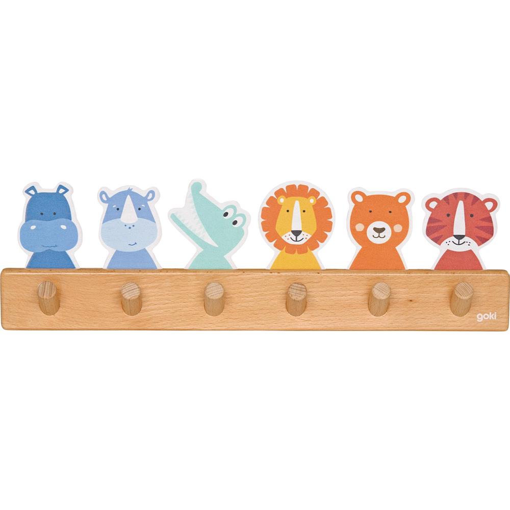 Goki Garderobe Tierfreunde -Garderobenleiste mit Tiermotiven