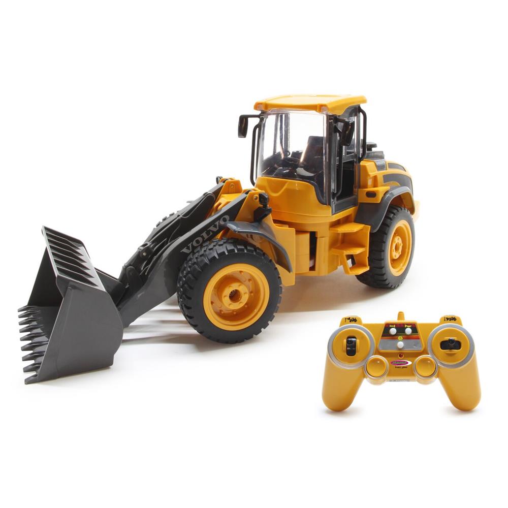 Jamara Radlader Volvo L50 1:16 2,4GHz RC ferngesteuertes Baufahrzeug Lader Baustelle gelb