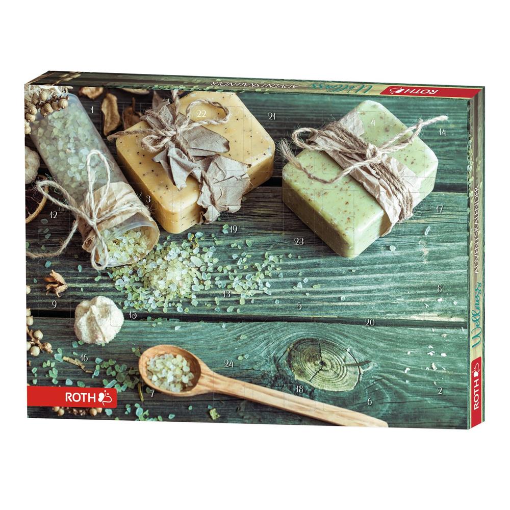 Roth Wellness-Adventskalender "Nimm Dir Zeit" – 24 Bade- & Pflegeartikel für entspannte Auszeiten