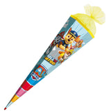 Roth Schultüte Paw Patrol, 85cm, eckig, mit Rot(h)-Spitze und gelbem Tüllverschluss