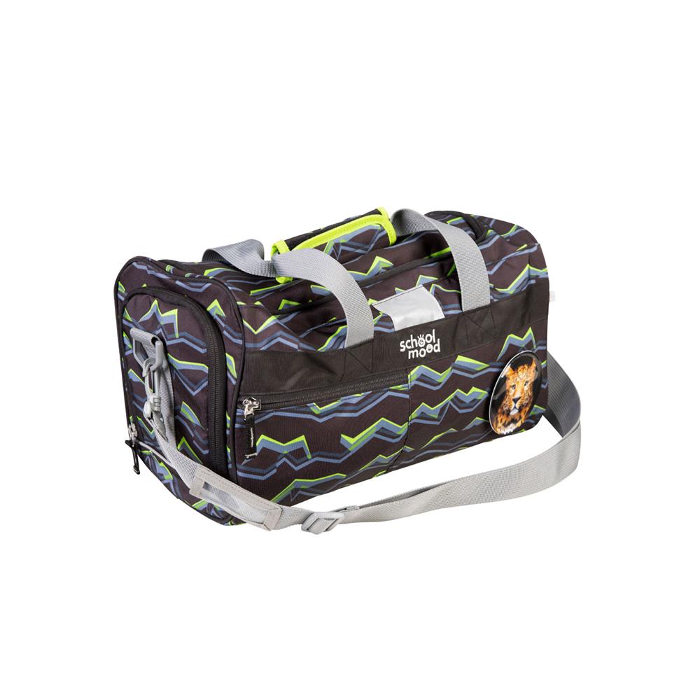 School-Mood Sporttasche Finn (Raubkatze) Schwimmtasche 18L mit Nassfach
