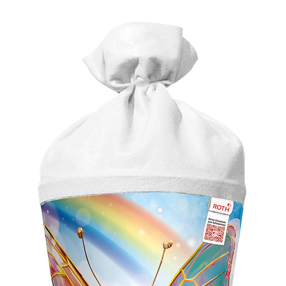 Roth Schultüte Rainbow Butterfly, 70cm, rund