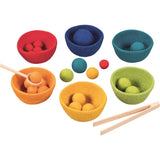 goki Farbsortierspiel Sorterino – Holz & Wollfilz, pädagogisch, für Kinder ab 3 Jahren