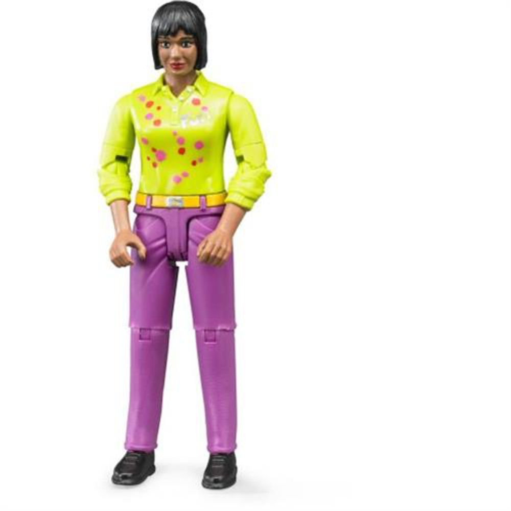 Bruder 60403 - bworld Frau, mittlerer Hauttyp, lila Hose