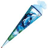 Roth Schultüte Orcas, 85cm, eckig, Rot(h)-Spitze, Tüllverschluss