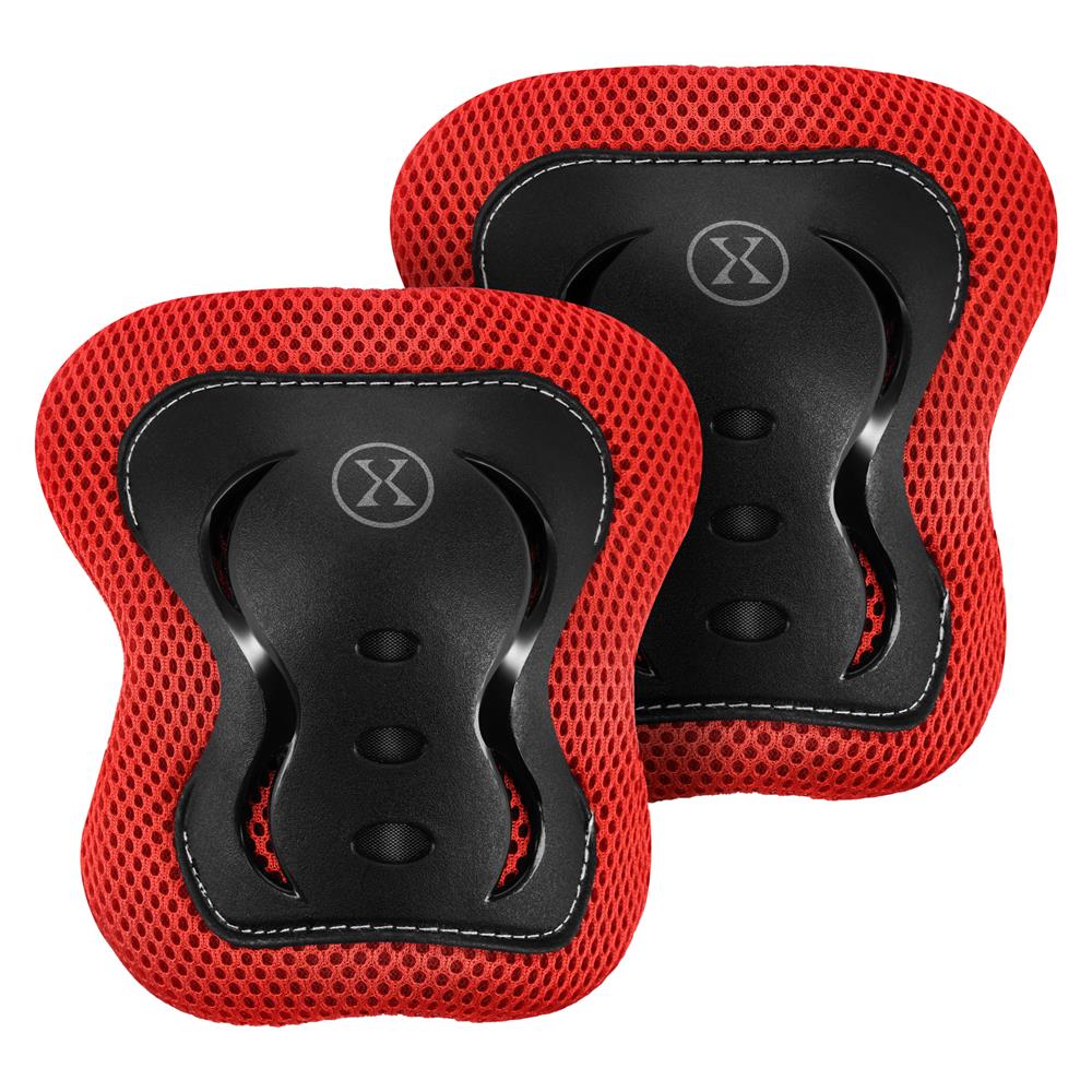 NILS EXTREME H320 Schoner-Set, Rot, Größe M - Protektoren Handgelenk Ellenbogen Knie