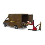Bruder 02678 - MB Sprinter UPS mit Fahrer und Zubehör