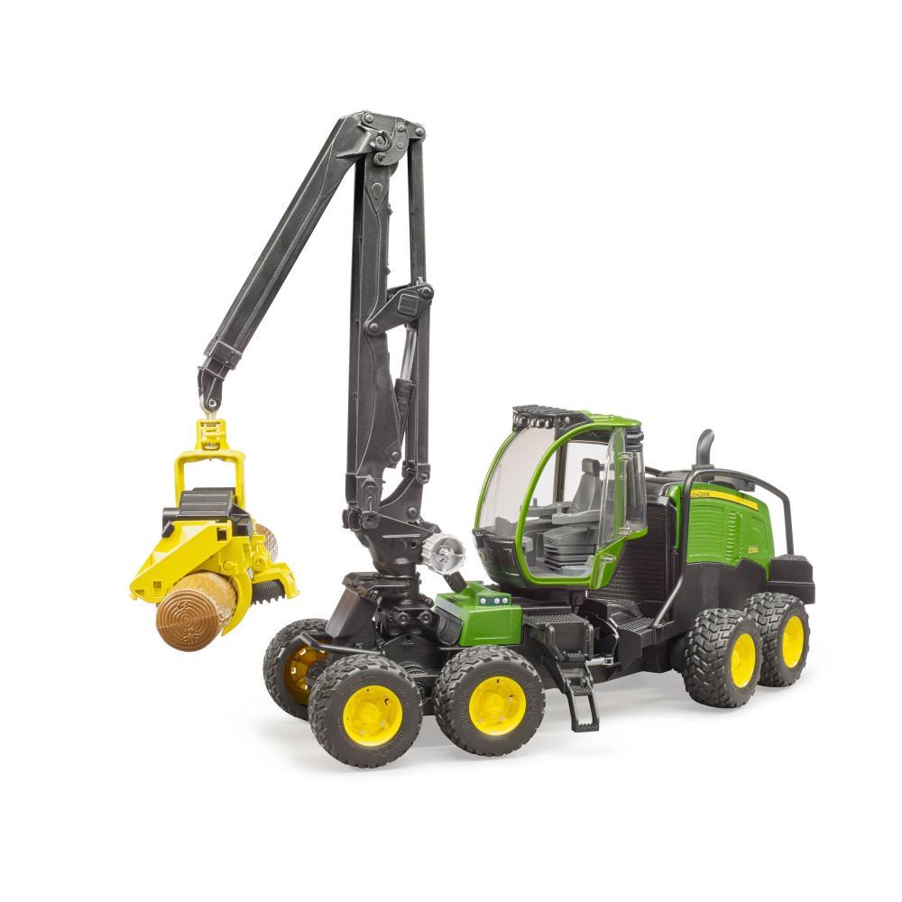 Bruder 02135 - John Deere 1270G Harvester mit 1 Baumstamm