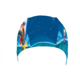 Roth Kinder-Badekappe, Magische Meerjungfrau, aus Stoff, schnell trocknend, für den Schwimmunterricht