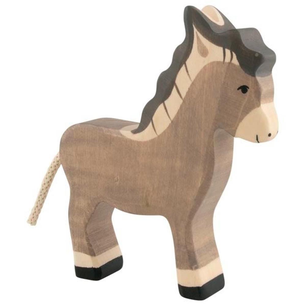 Holztiger Holzfigur - Esel, Tierfigur