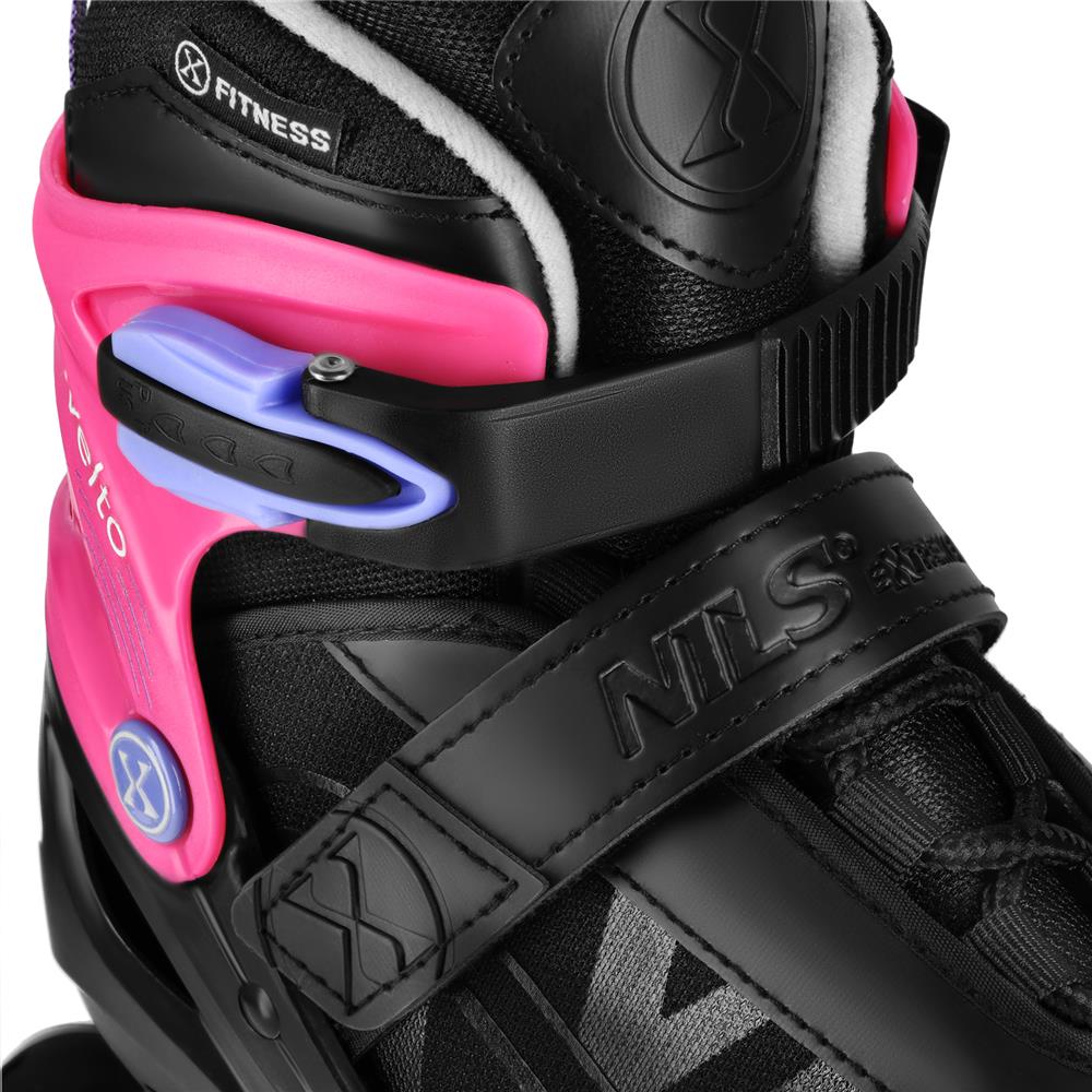 NILS EXTREME NA684 VELTO Inlineskates Inliner Gr. 42-45, Rosa, größenverstellbar