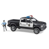 Bruder 02505 - RAM 2500 Polizei Pickup mit Polizist, 1:16, mit Licht & Sound