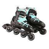 NILS EXTREME NH18366A 2in1 Inliner Schlittschuhe Gr. 39-42, Blau-Grün, verstellbar