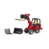 Bruder 02191 - Schäffer Hoflader 2630 mit Figur und Zubehör, 1:16