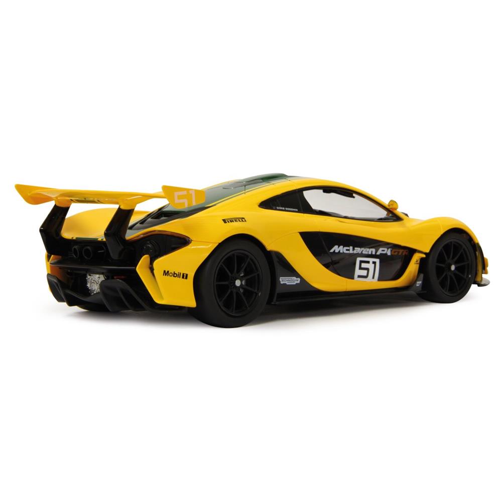 Jamara McLaren P1 GTR 1:14 gelb 2,4GHz Ferngesteuertes Auto mit LED Fahrlicht